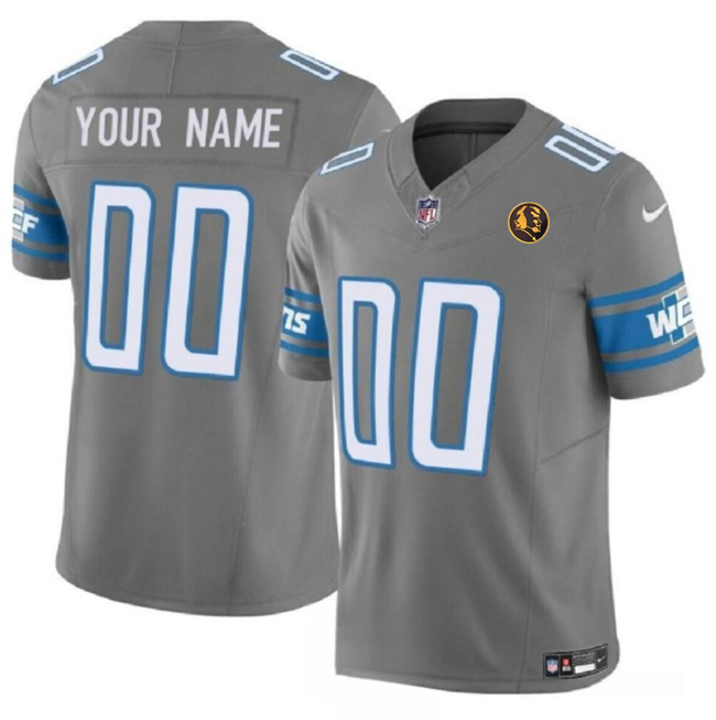 Custom Detroit Lions Vapor F.U.S.E. Limited Jersey